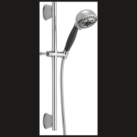Delta Universal Showering Components H2OKinetic 5-Setting Slide Bar Hand Shower 51559